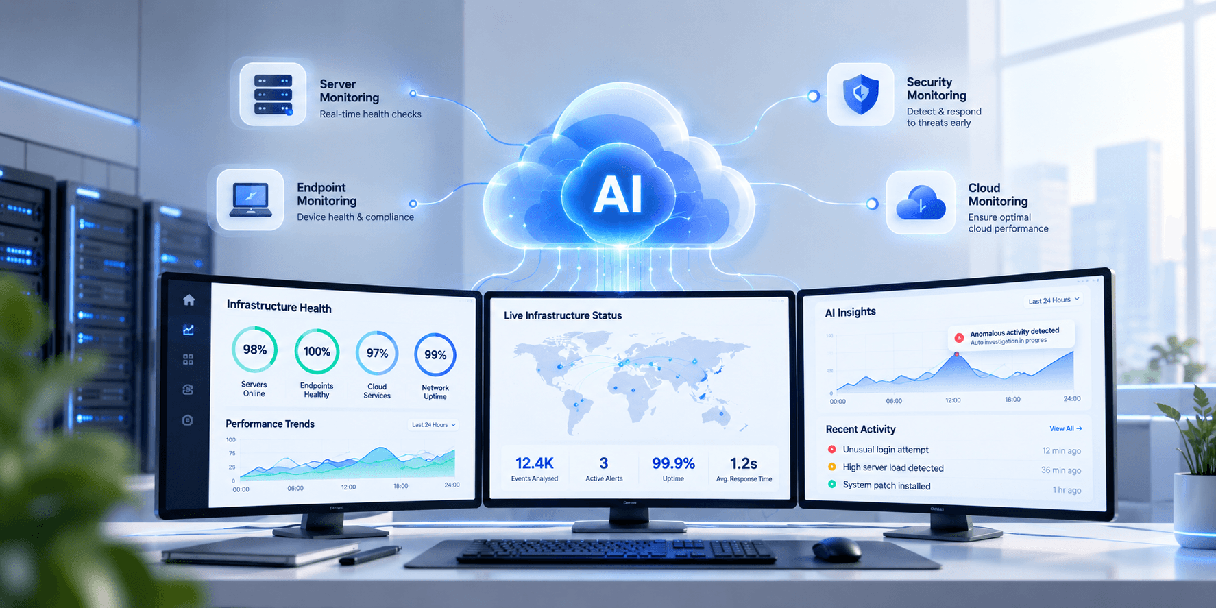 AI-Powered IT Monitoring and Security
